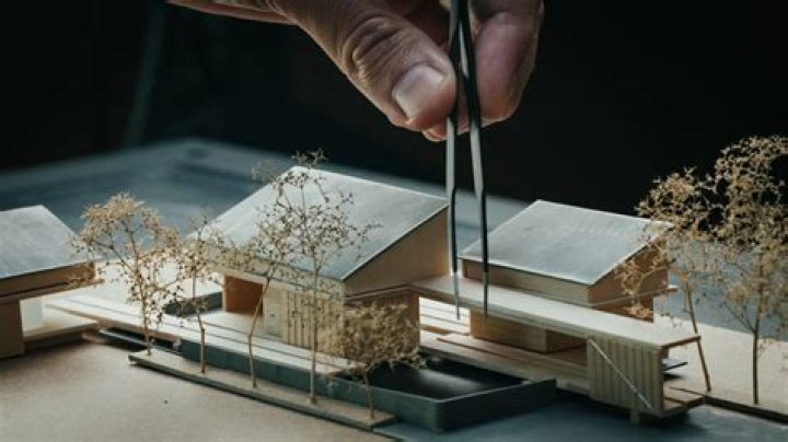 What do architects make their models out of?