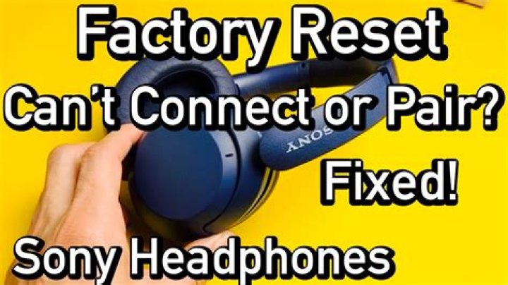 What do I do if my Sony headphones wont connect?