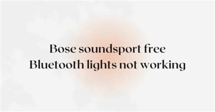 What do the lights mean on Bose Soundsport?
