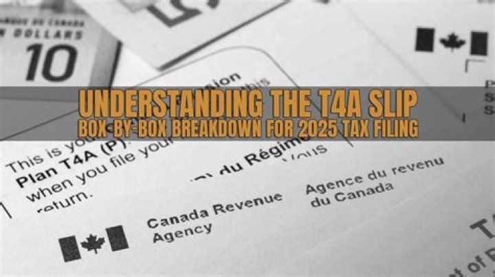 What do you need to know about the T4A tax slip?