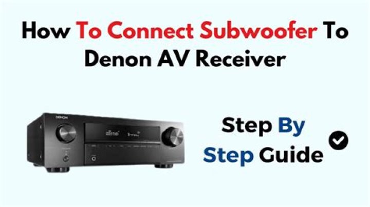 What do you need to set up a Denon receiver?