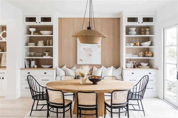 What do you put on dining room cabinets?