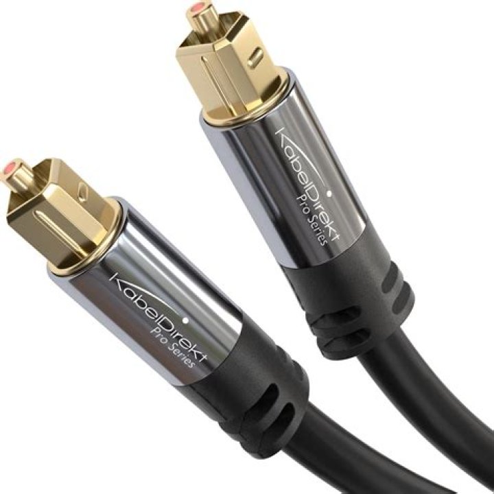What does a digital optical audio cable do?