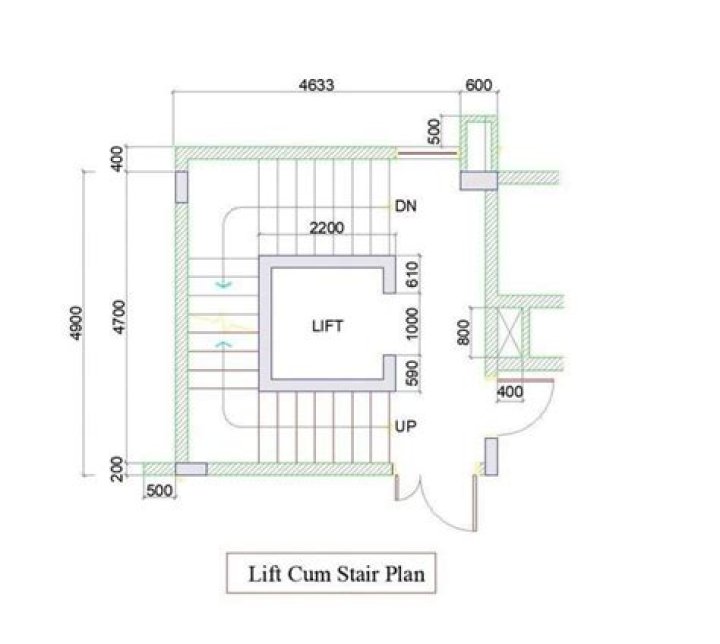 What does D stand for in floor plans?