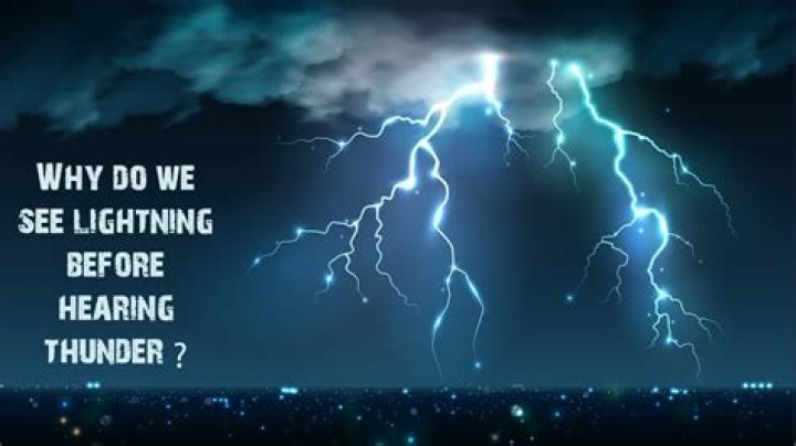 What does it mean if there is lighting but no thunder?