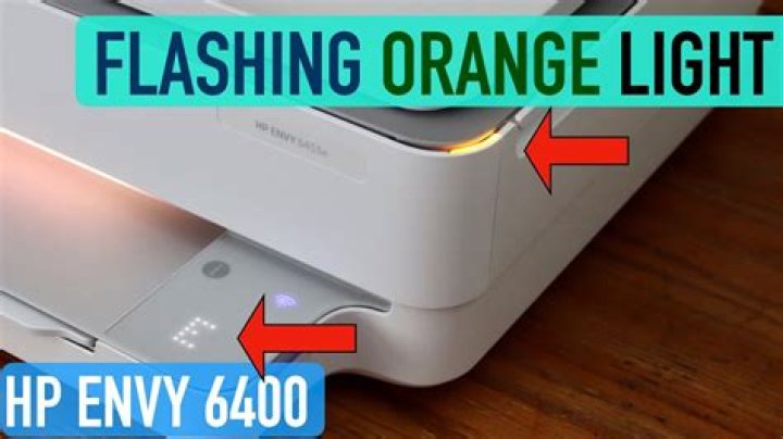 What does it mean when its flashing orange?