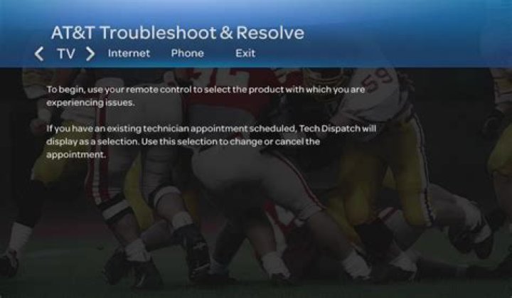 What does it mean when u-verse is not available?
