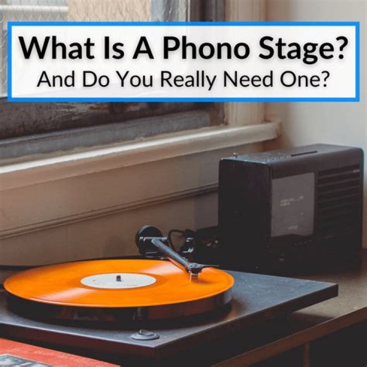 What does phono stage do?