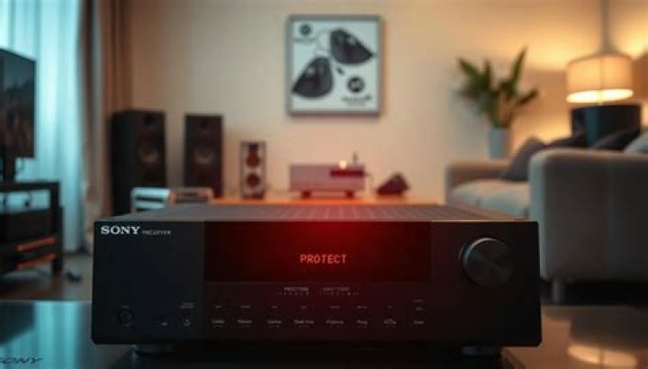 What does protector mean on Sony receiver?