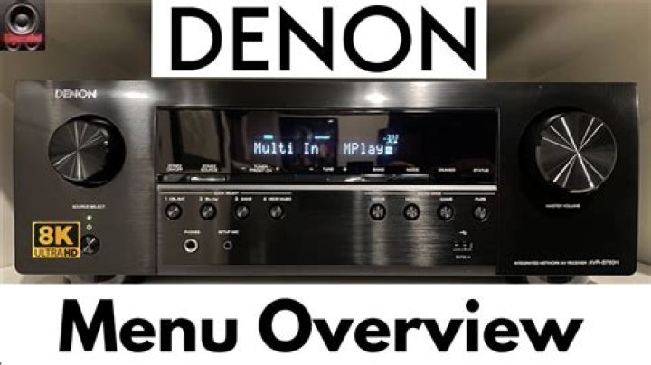 What does signal unlock do on a Denon?