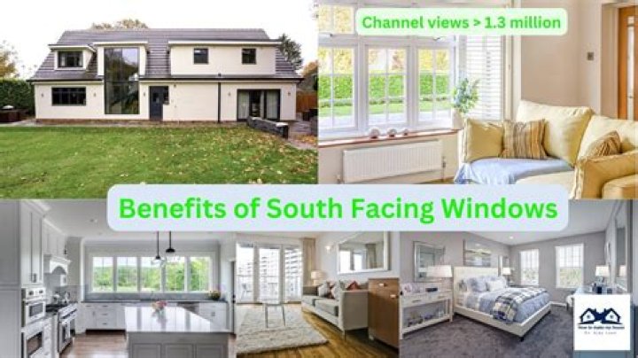 What does south-facing window mean?