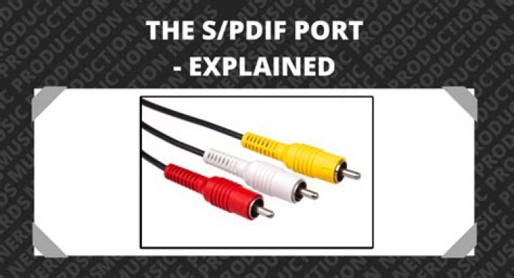 What does SPDIF out connect to?