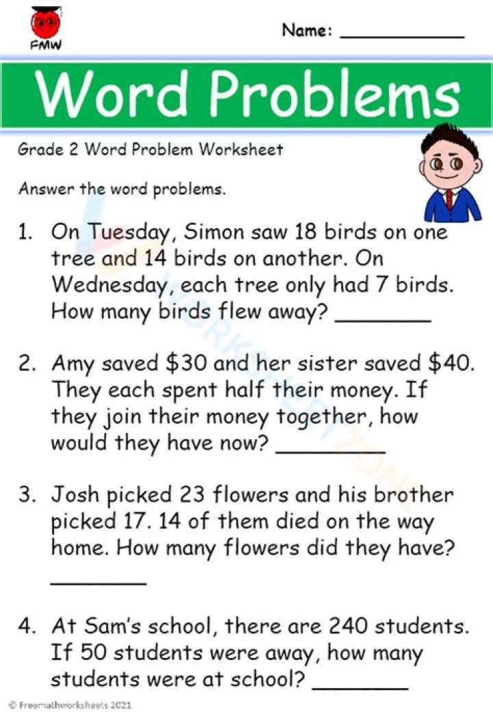 What does the word problem page mean in English?