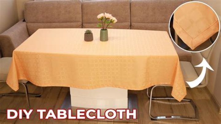 What fabric is used for tablecloths?