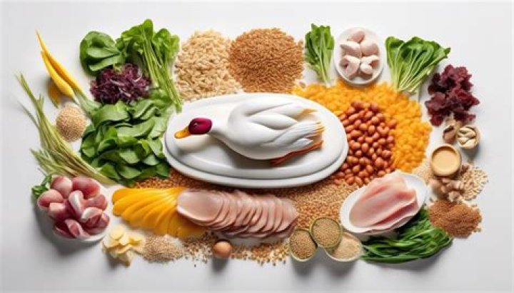 What foods contain duck feathers?