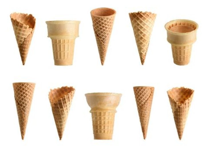 What geometric shape is an ice cream cone?