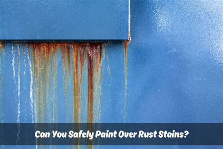 What happens if you paint over rust?