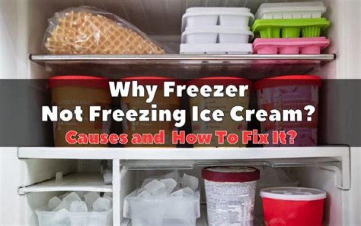 What happens when you put ice cream in the freezer?