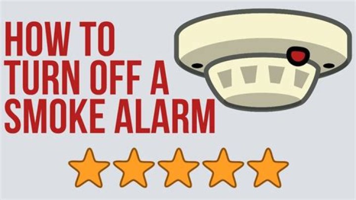 What happens when you turn off the smoke alarm?