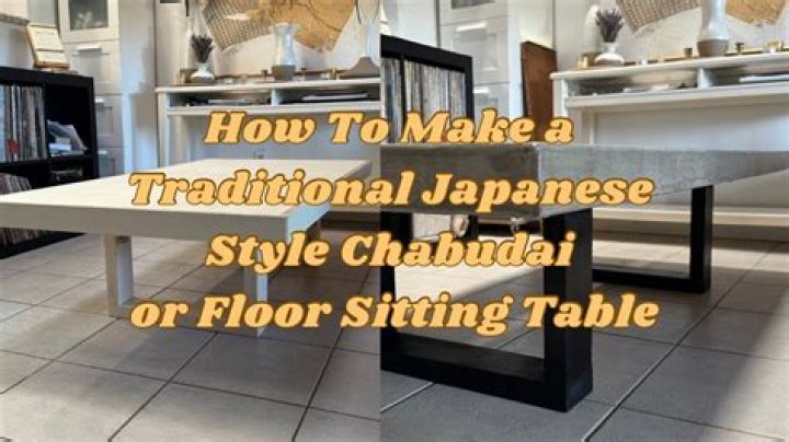 What is a chabudai table?