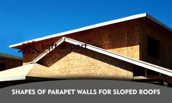 What is a parapet used for?