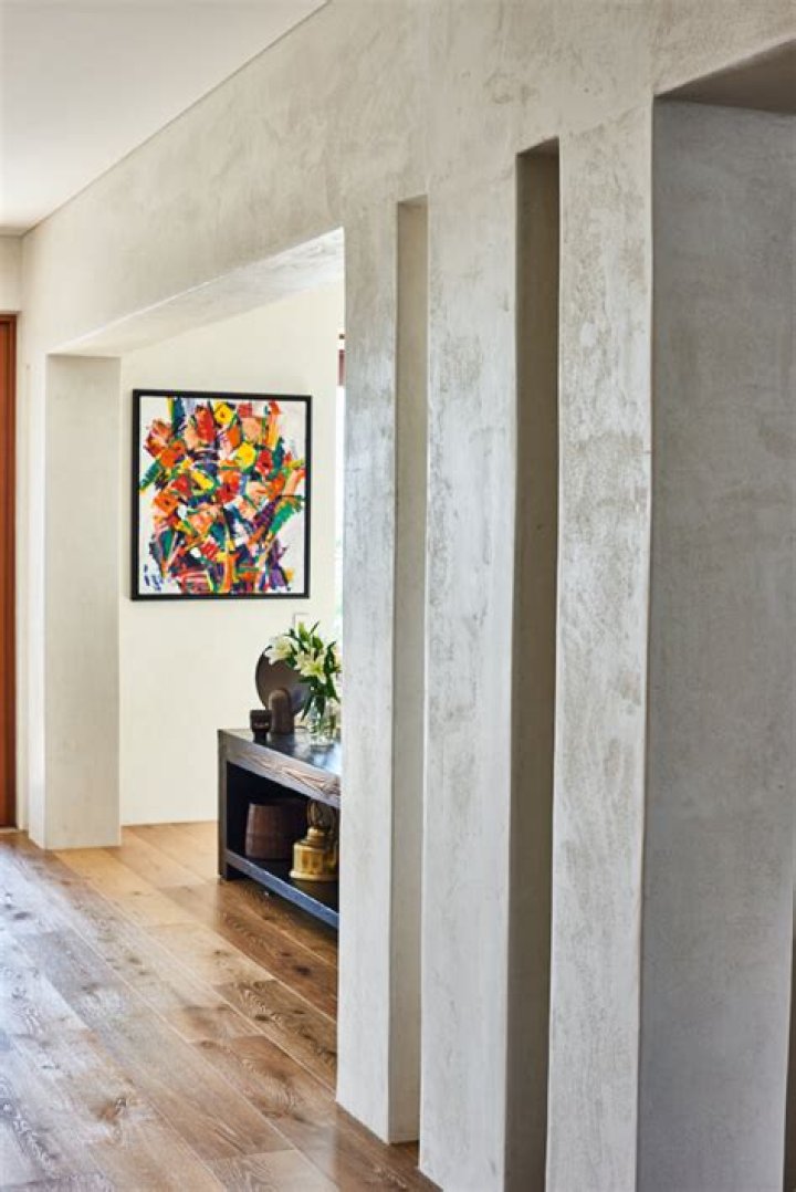 What is an art of painting in plastered walls?