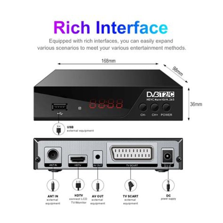 What is DVB C receiver?