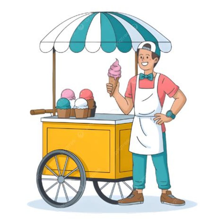 What is ice cream vendor?