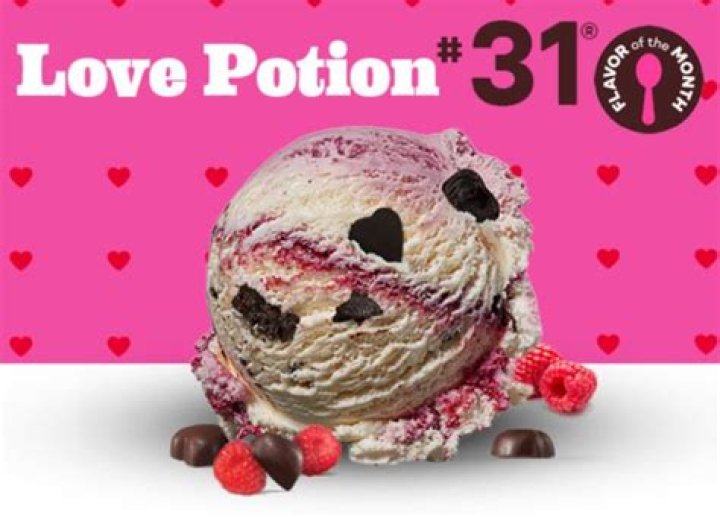 What Is In Love Potion 31 Baskin-Robbins?