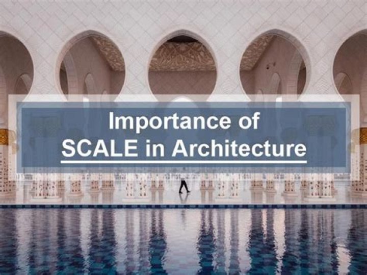 What is monumental scale in architecture?