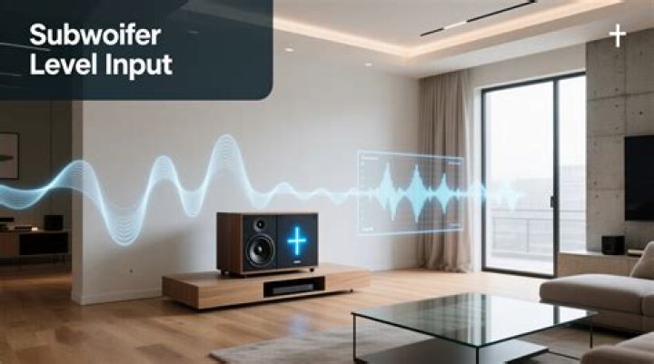 What is speaker level input on subwoofer?