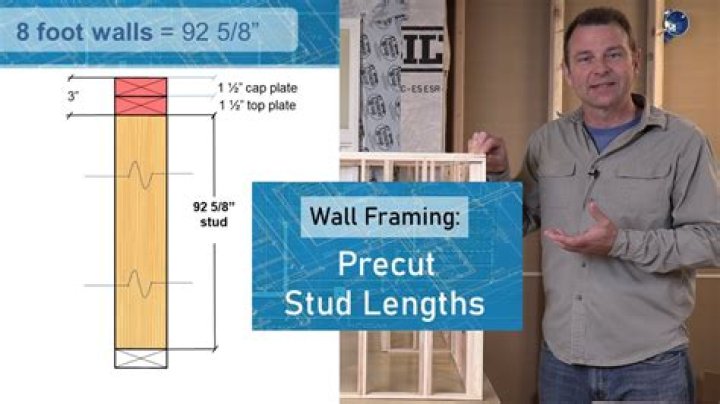 What is the area of a wall that is 12 feet long and 8 feet high?