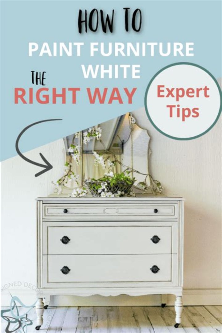 What is the best way to paint furniture white?