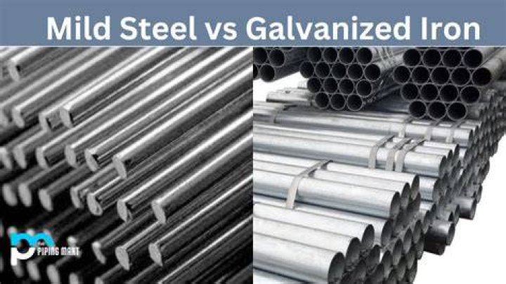 What is the difference between iron and Galvanised iron?