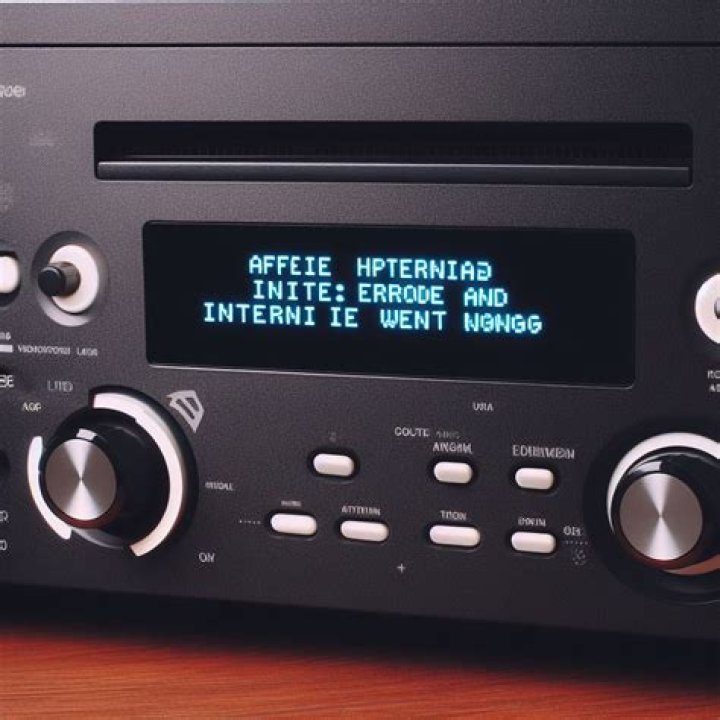 What is the error code for Onkyo firmware update?