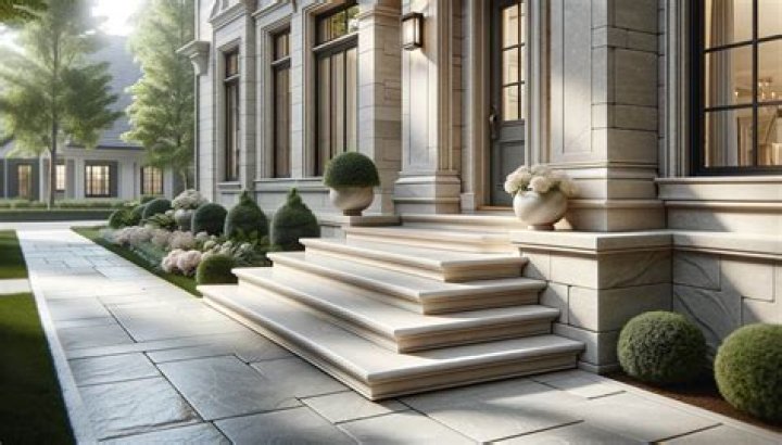 What is the front step of a house called?