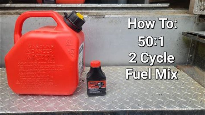 What is the fuel mixture for 50 to 1?