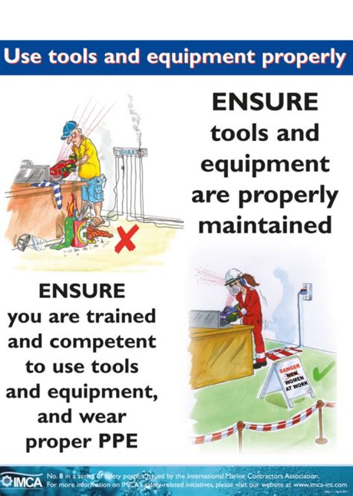 What is the importance of using tools and equipment?