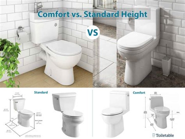 What is the most comfortable toilet height?