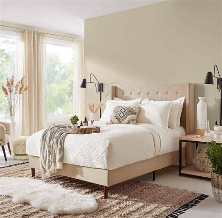What is the most popular color for bedroom walls?