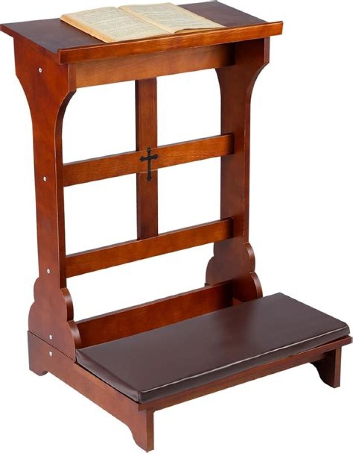 What is the name of a church kneeler?