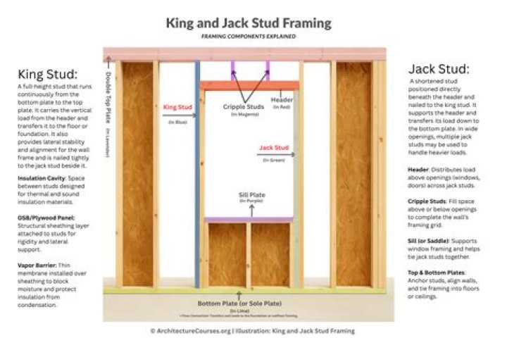 What is the purpose of jack stud?