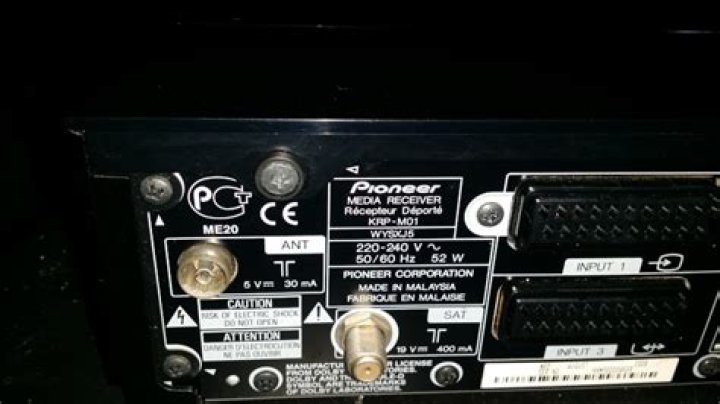 What is the receiver for the pioneer krp-m01?