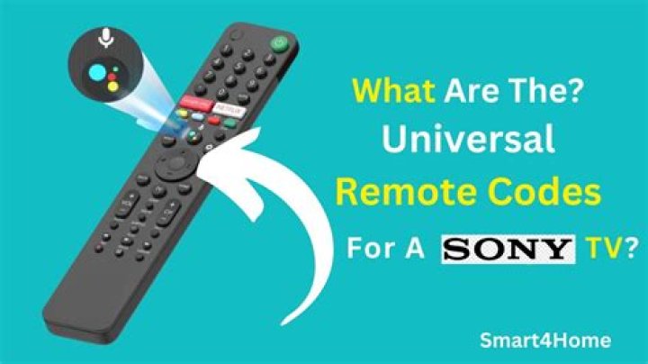 What is the remote code for a Sony Blu-Ray player?