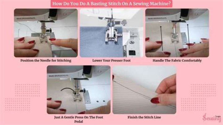 What is the stitch length for a basting stitch?