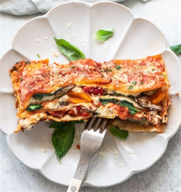 What is vegan lasagna made of?