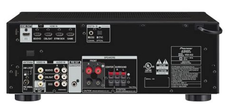 What kind of audio does pioneer vsx-532 support?