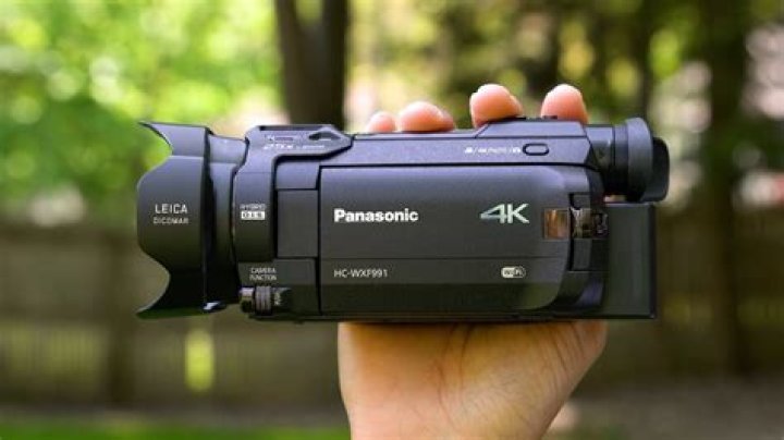 What kind of cable does a Panasonic camcorder use?