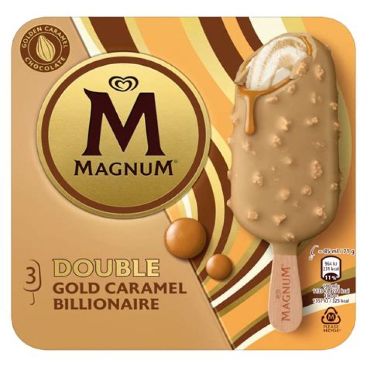 What kind of ice cream is Magnum double gold?