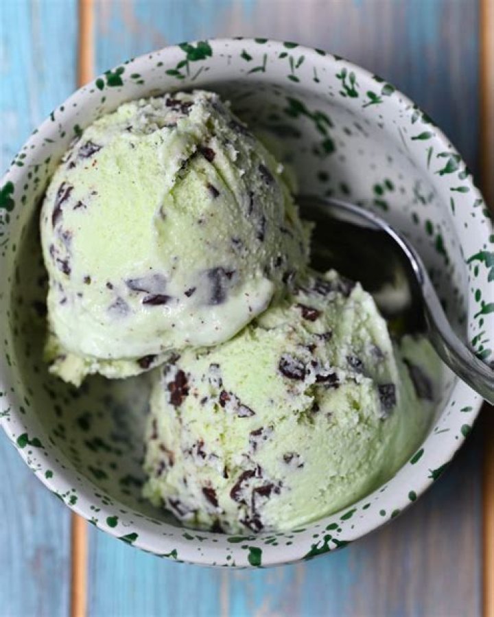 What kind of mint is used in mint chocolate chip ice cream?